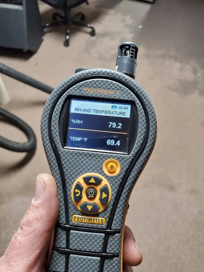 Moisture meter humidity assessment for Mold Remediation & Removal in Oakville